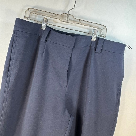 Marks & Spencer Pants - Marks and Spencer Navy Blue Wide Leg Trousers Size 16 US T59 1316T